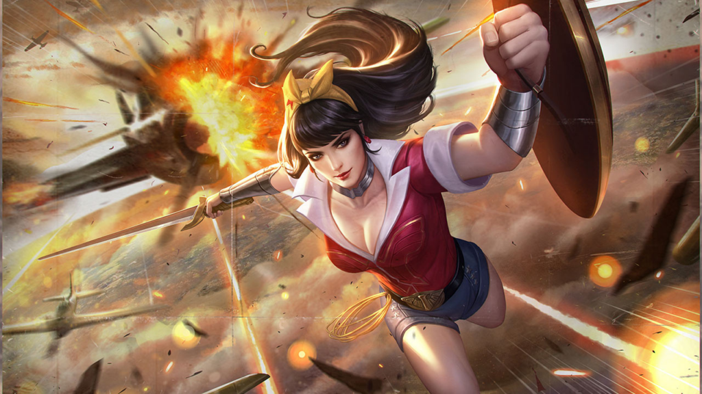 Wonder Woman - hình ảnh máy tính Liên Quân của nữ tướng liên quân mạnh mẽ nhất